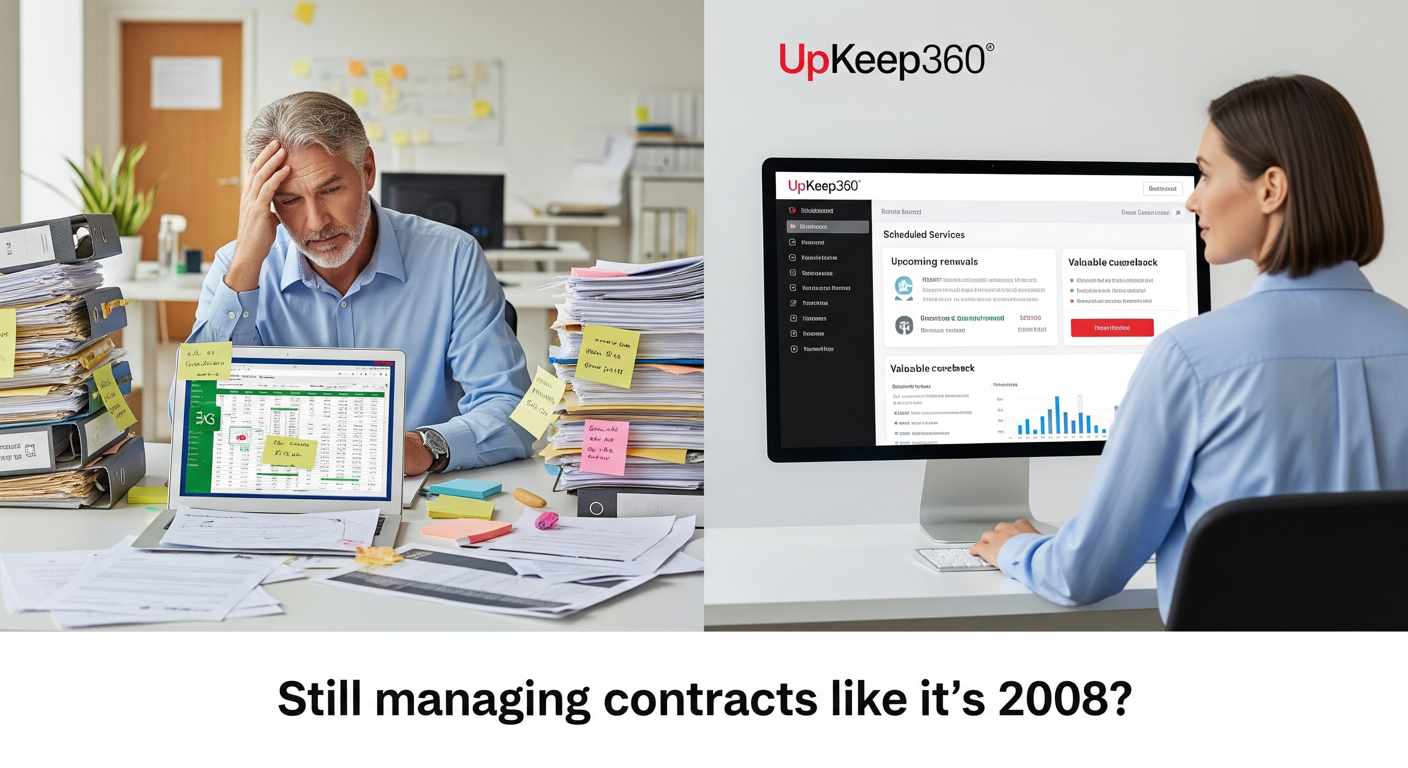 UpKeep360 platform interface